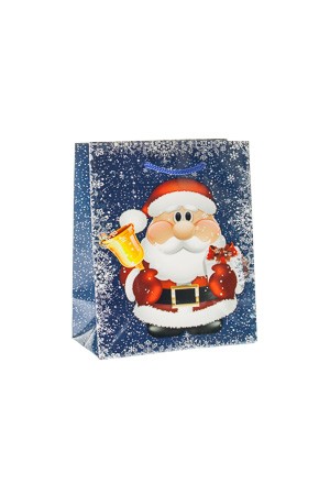 Geschenktasche 'Weihnachtsmann', 11 x 6 x 13,5 cm