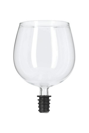 Flaschenaufsatz 'Weinglas', 13 cm