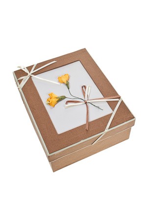 Geschenkbox 'Blume' Größe D