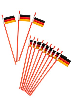 Trinkhalm 'Deutschland', 12 Stück
