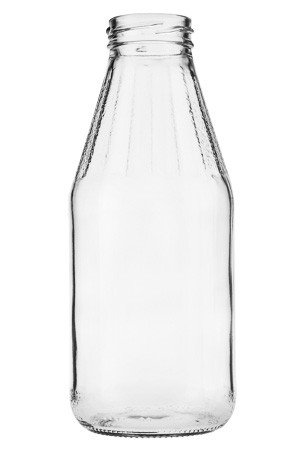 Weithalsflasche 500 ml mit Facetten Typ A