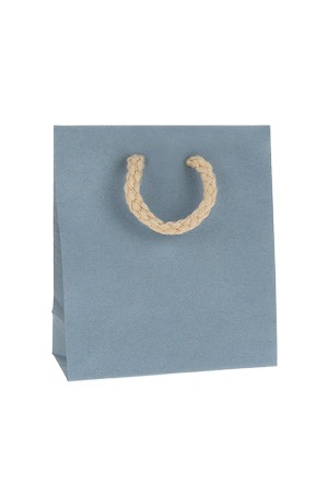 Geschenktüte natron-blau 10 x 6,5 x 12 cm